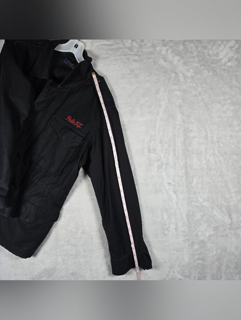 Polo Ralph Lauren Jacket Womens Sz XL Black Field Aztec Graphic Embroidered PRL - Picture 12 of 13